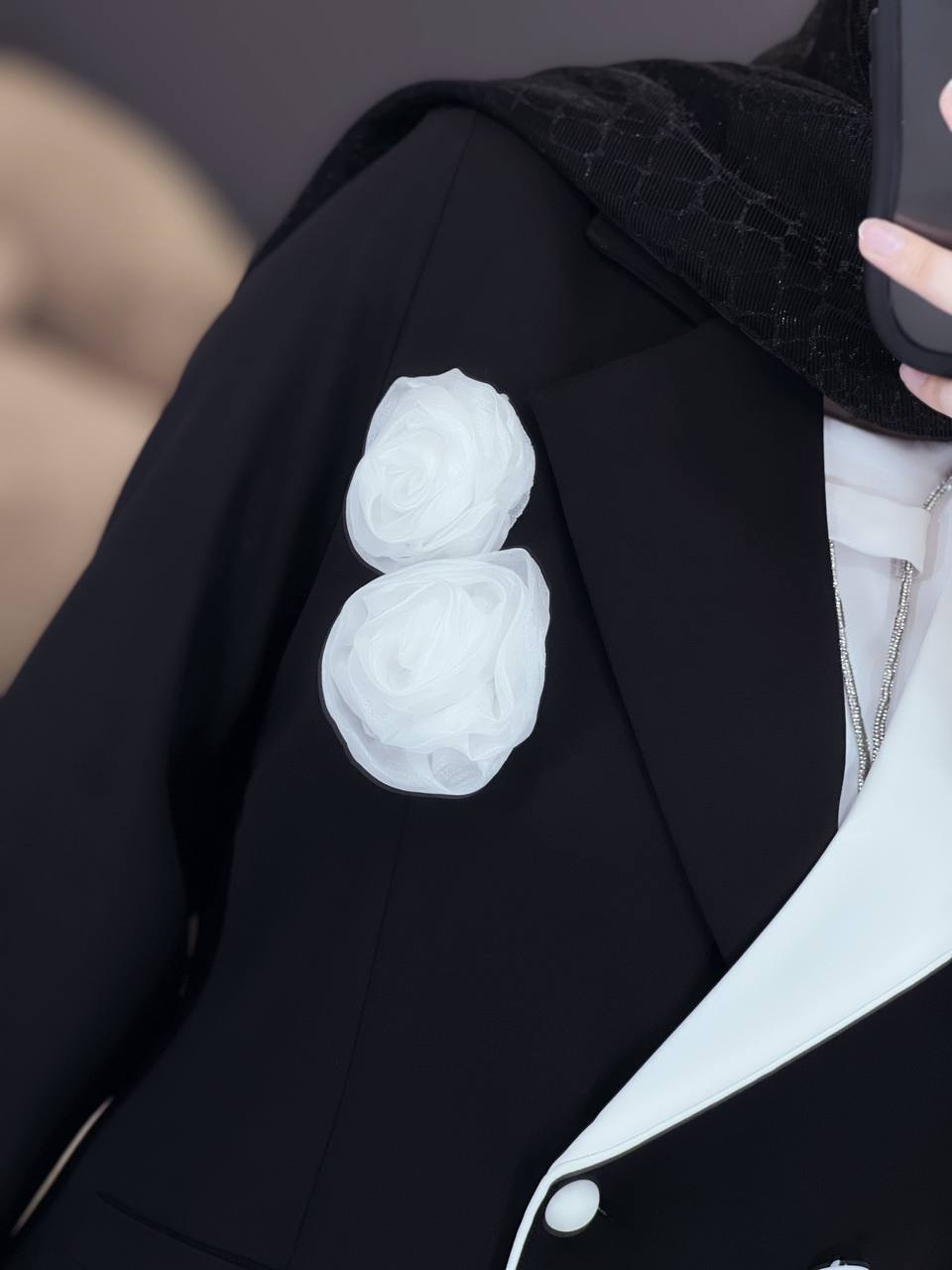 1504- کت مزونی گل