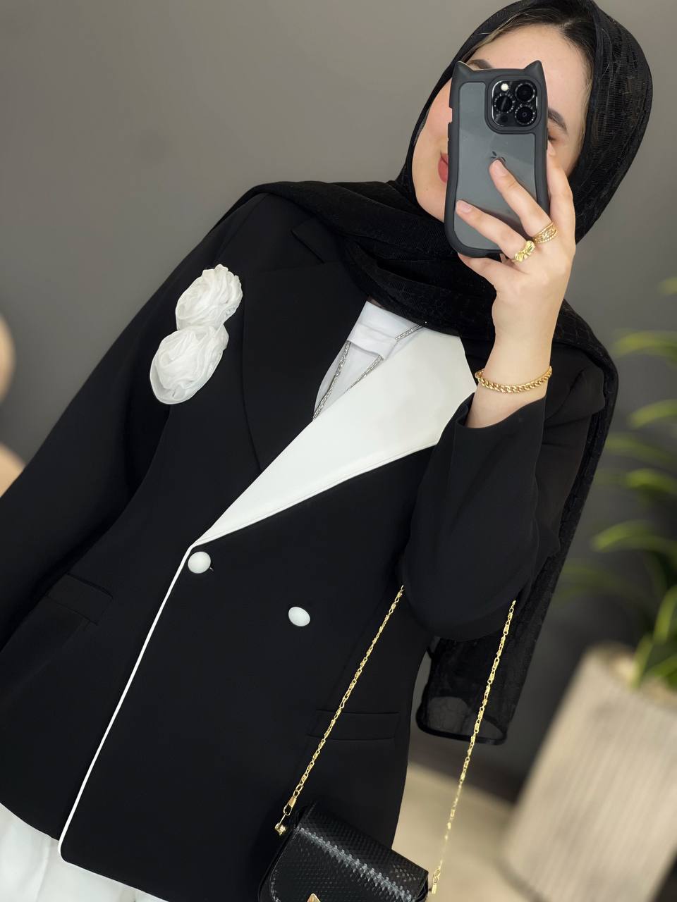 1504- کت مزونی گل