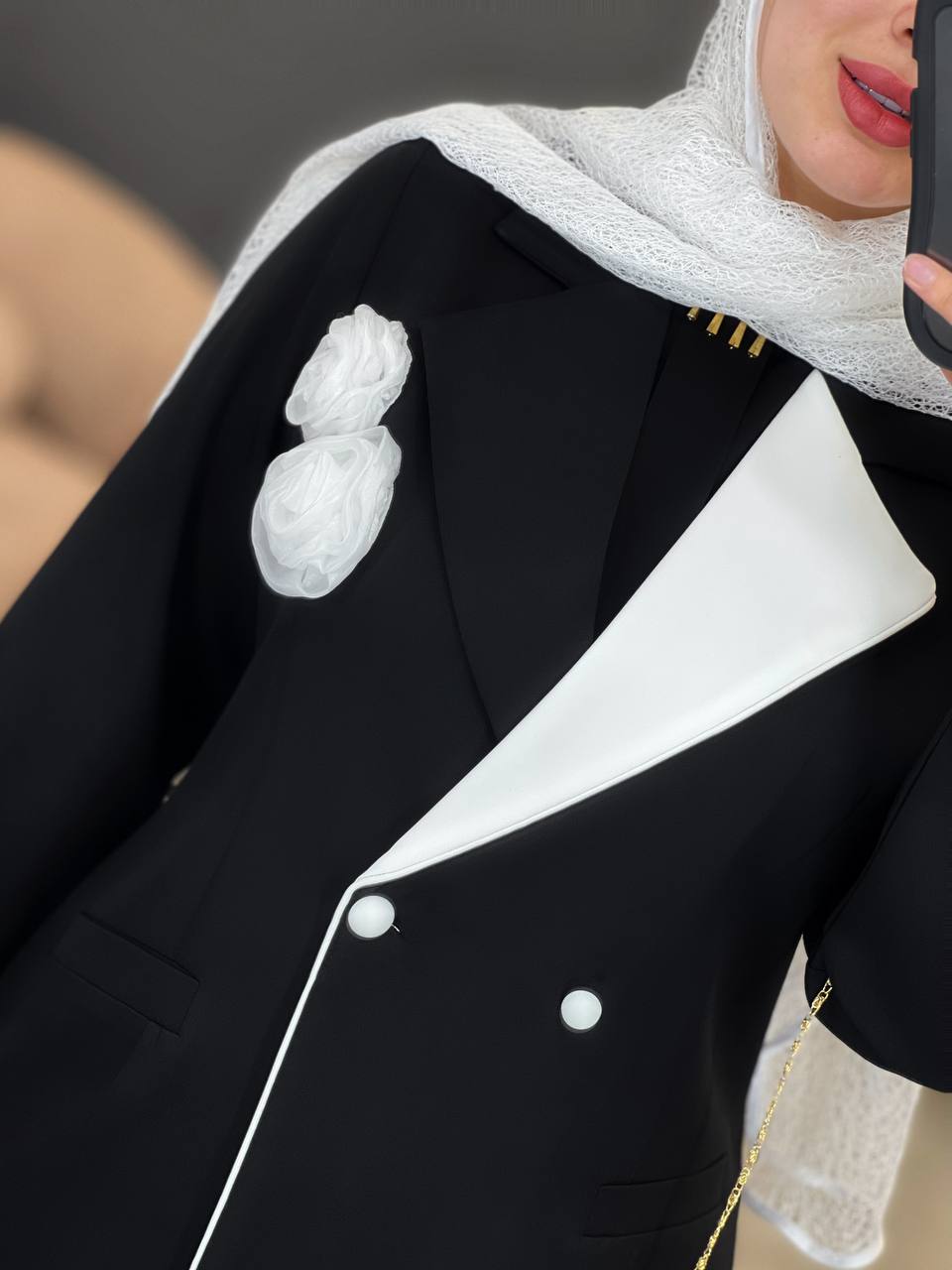 1504- کت مزونی گل