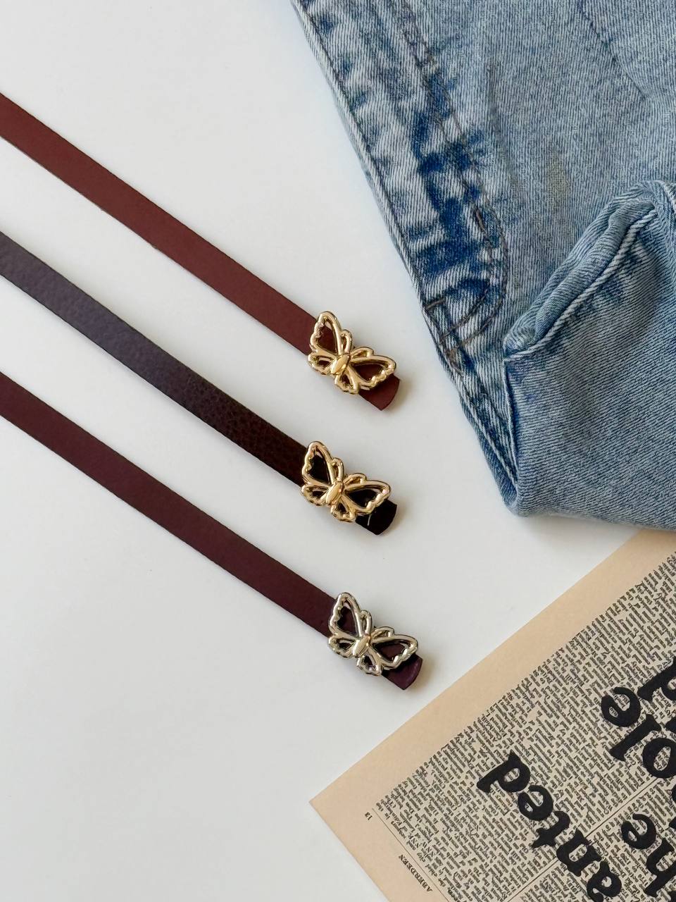 1507- کمربند 1/5 سانت چرم