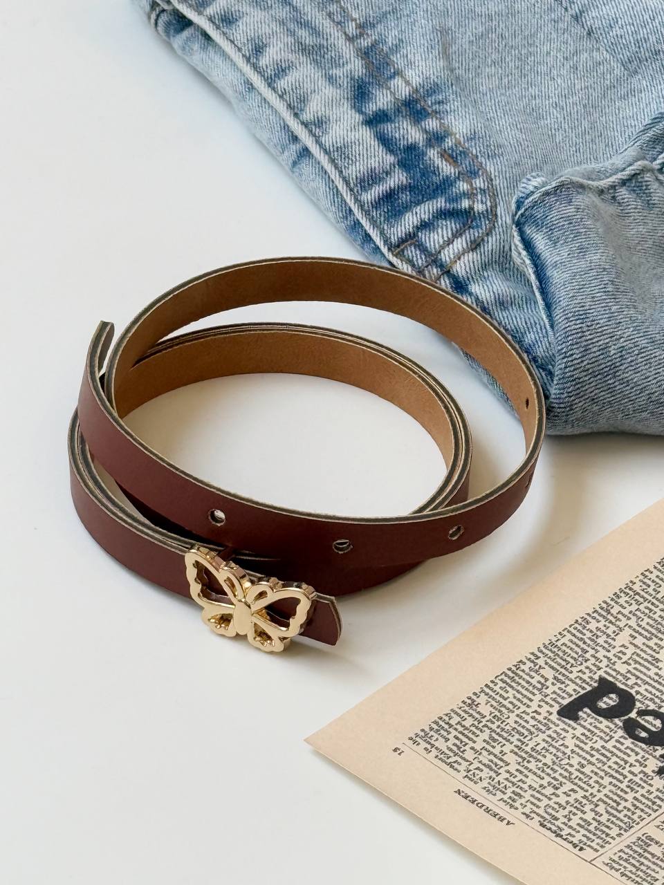 1507- کمربند 1/5 سانت چرم