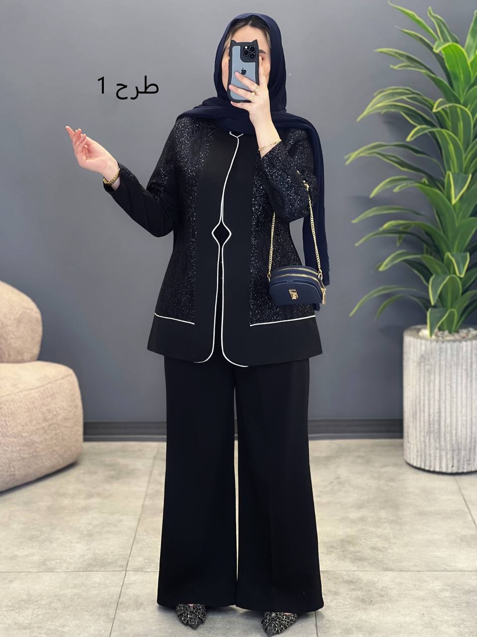 1510- کت مزونی مغزی دوزی (ویژه محرم)