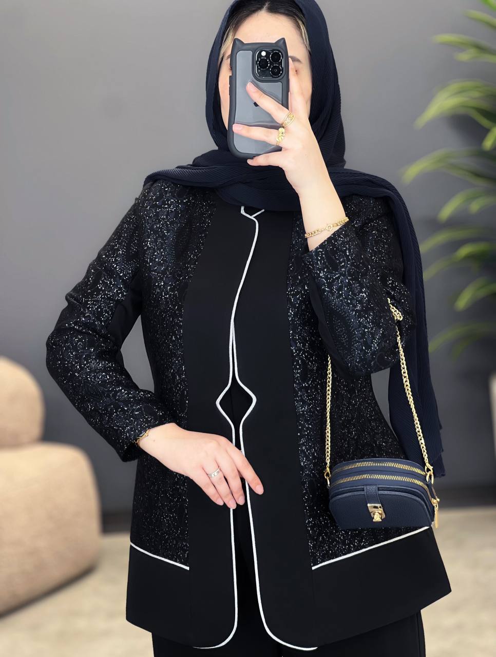 1510- کت مزونی مغزی دوزی (ویژه محرم)