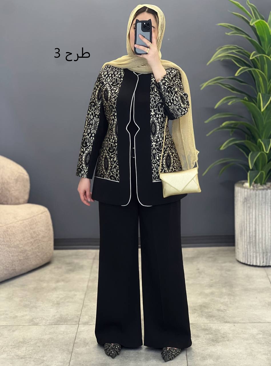 1510- کت مزونی مغزی دوزی (ویژه محرم)