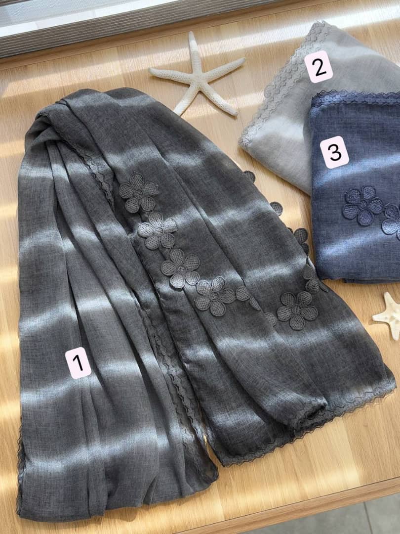 1511- شال گل برجسته