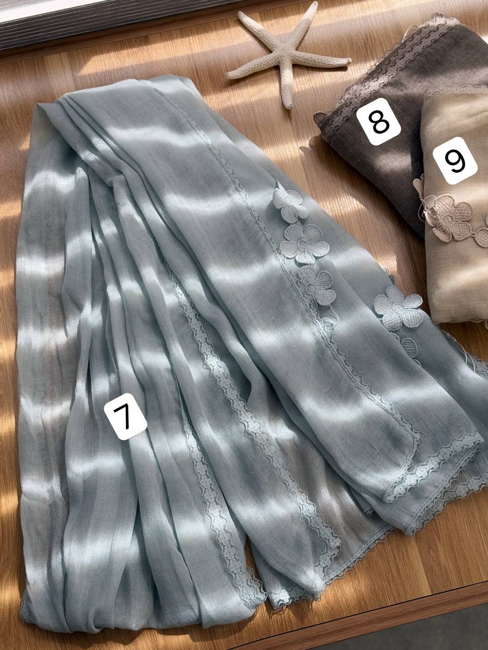 1511- شال گل برجسته