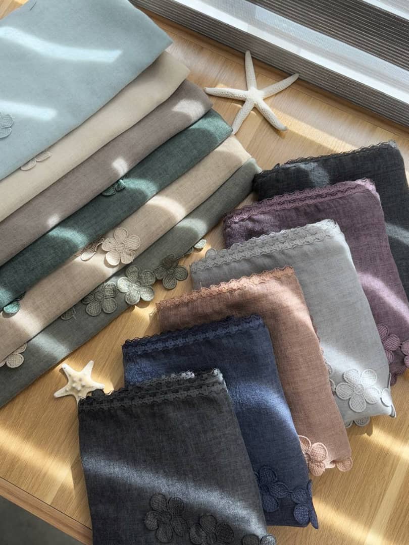 1511- شال گل برجسته