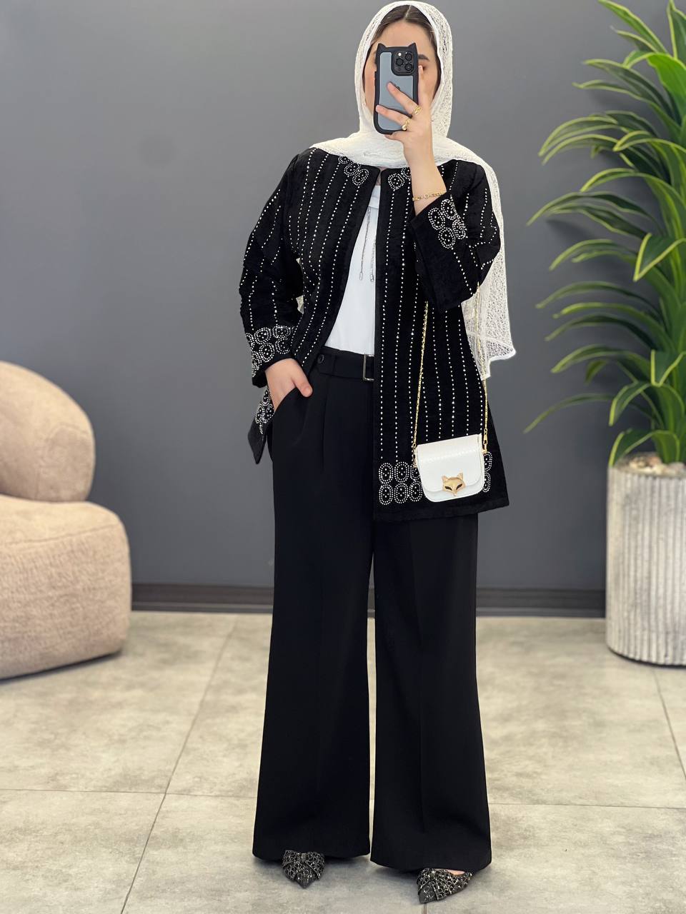 1514- کت مزونی نرگس (ویژه محرم)