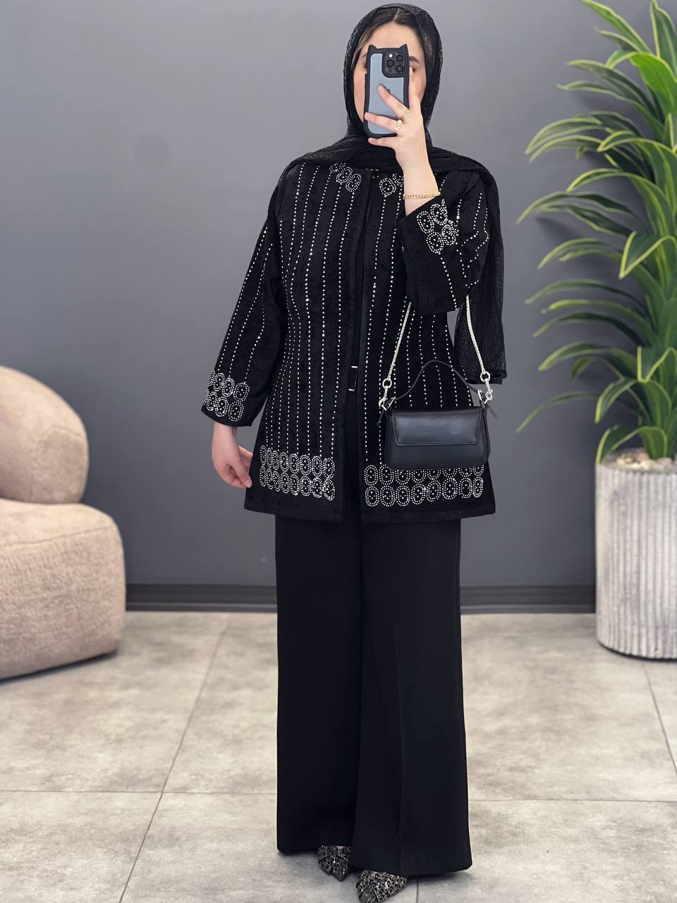 1514- کت مزونی نرگس (ویژه محرم)