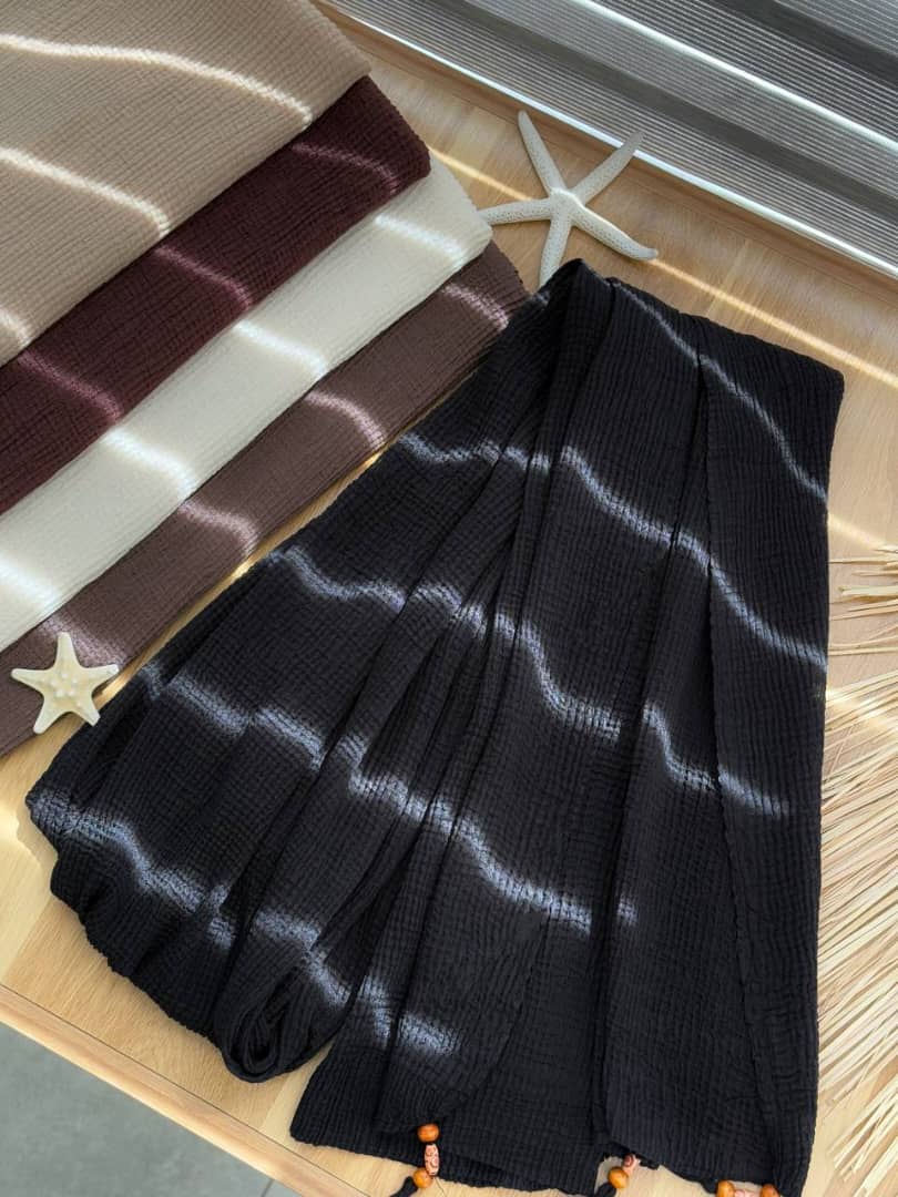 1516-شال پلیسه مهره چوبی