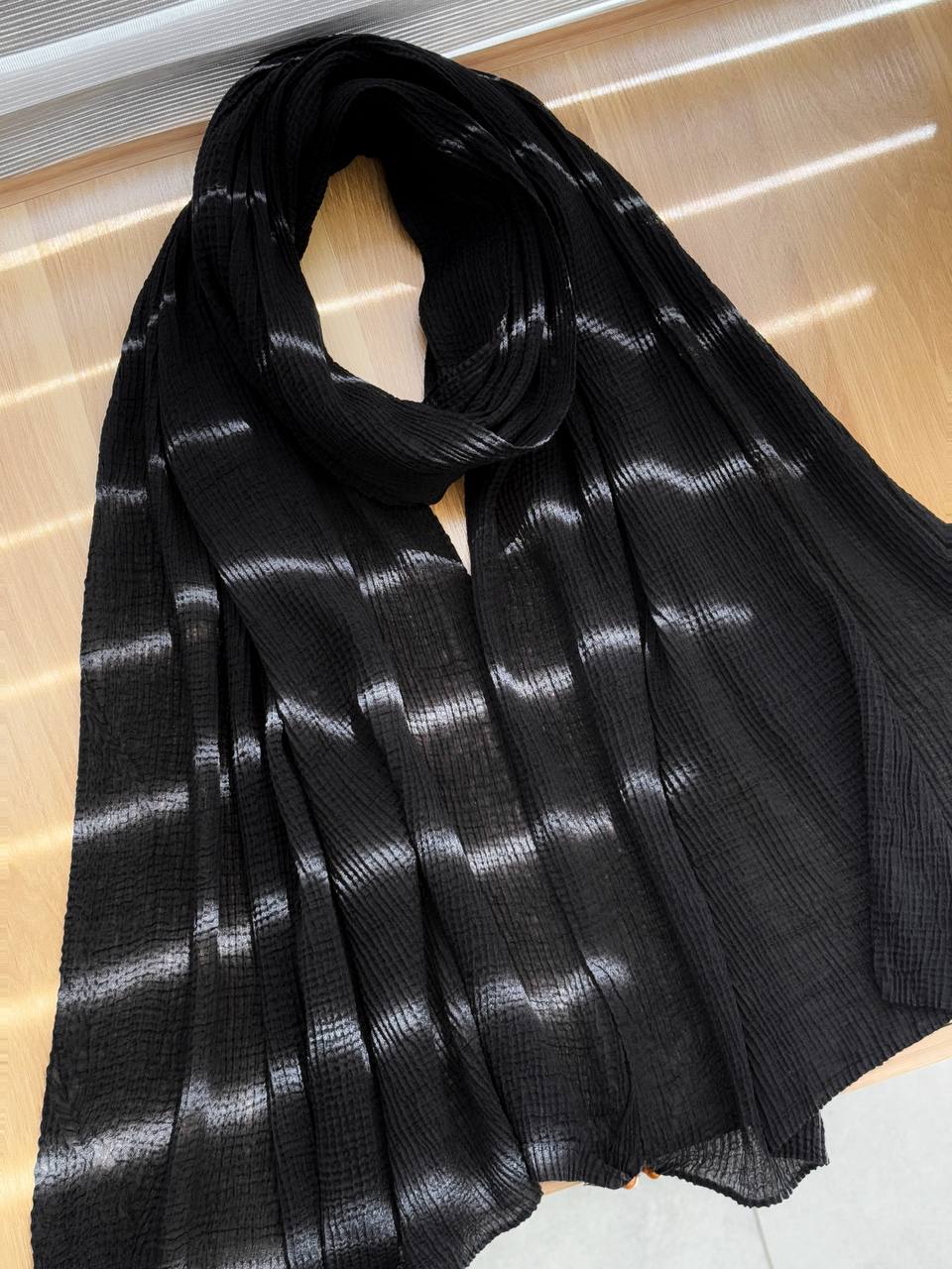 1516-شال پلیسه مهره چوبی