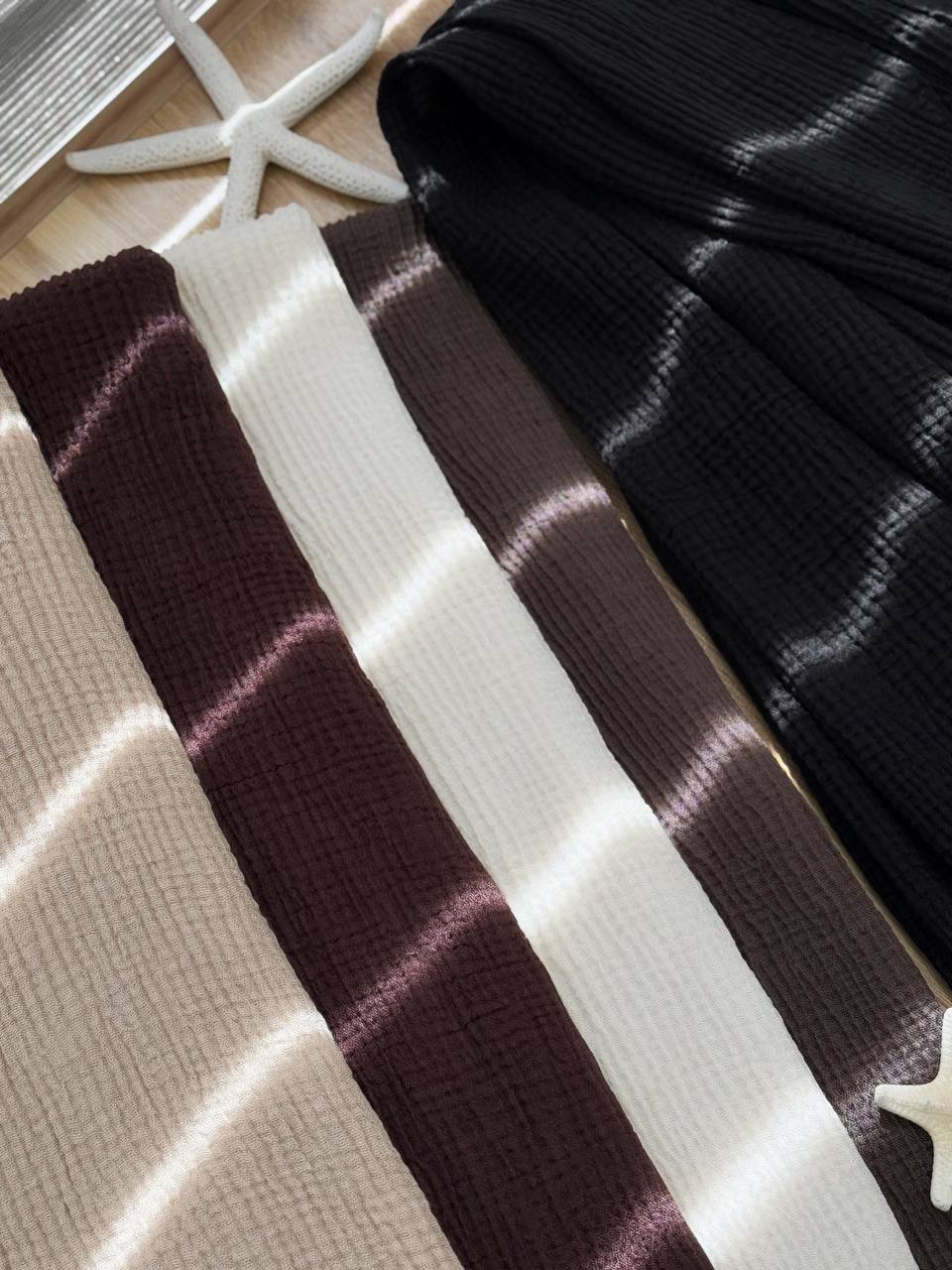 1516-شال پلیسه مهره چوبی