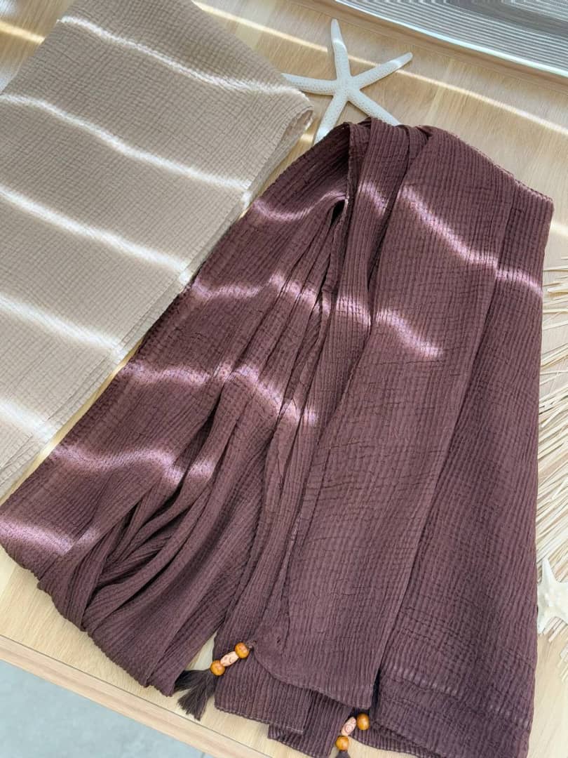 1516-شال پلیسه مهره چوبی