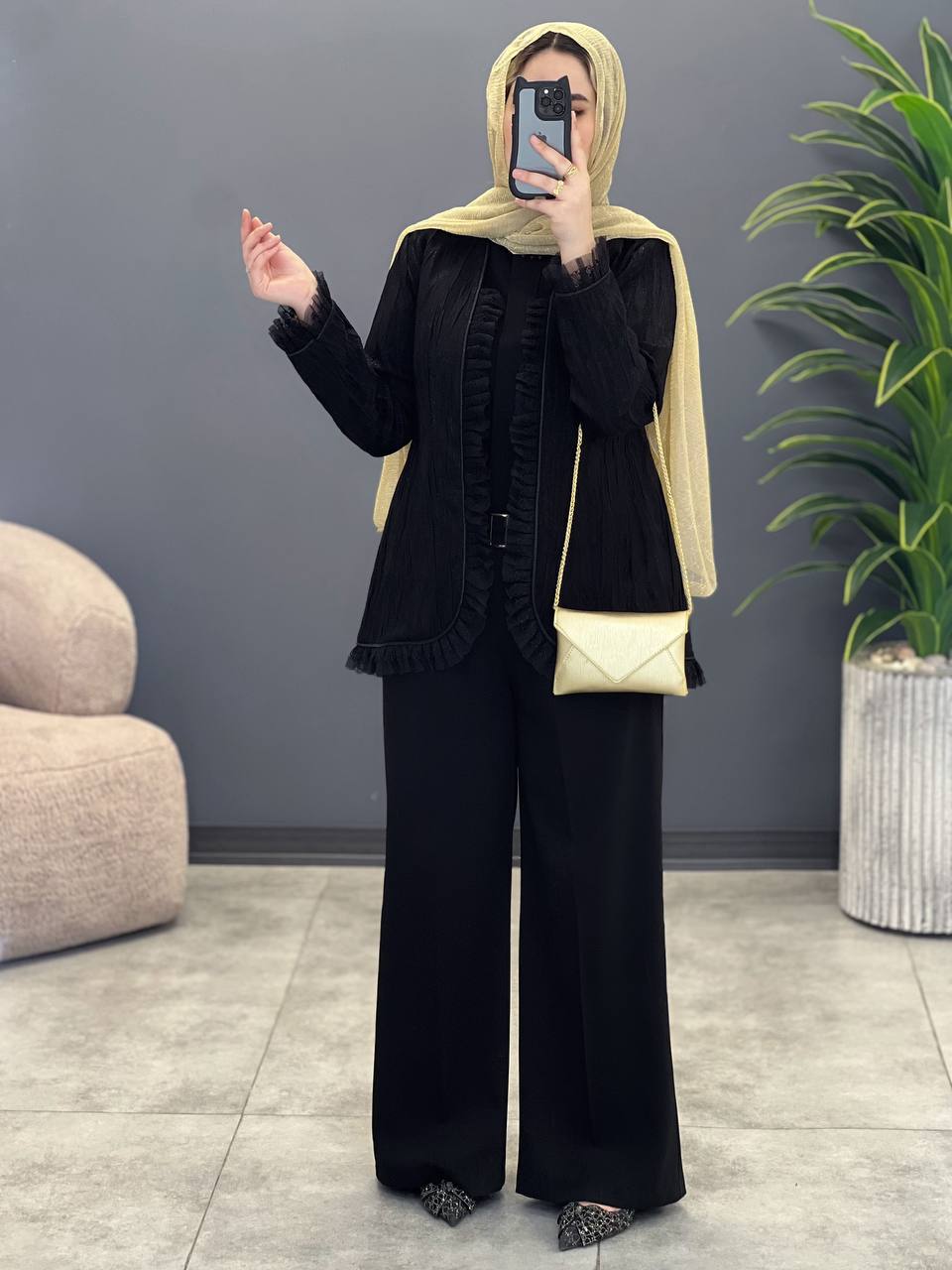 1521- کت ژاکارد ترک