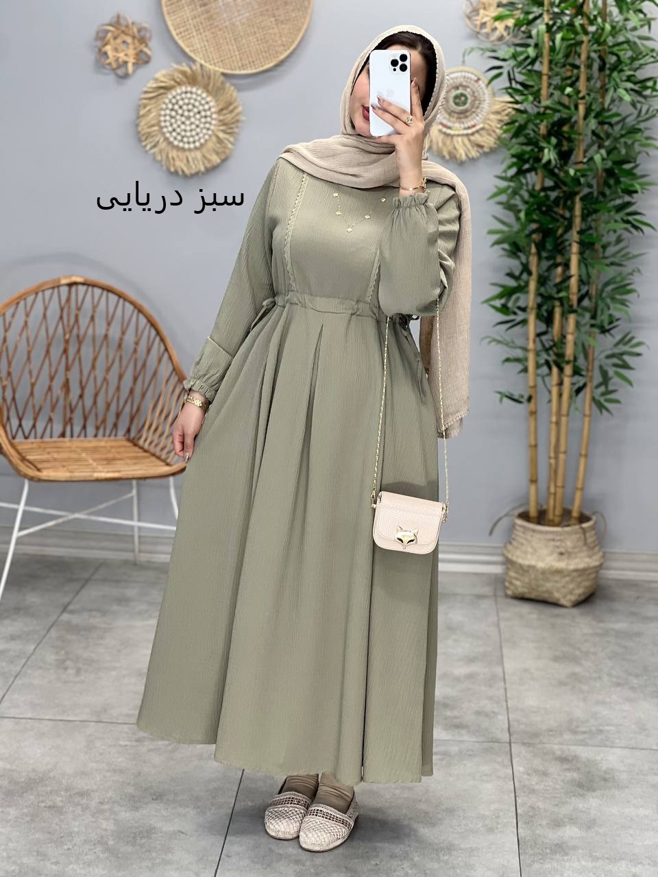 1529- پیراهن بارداری کیمیا