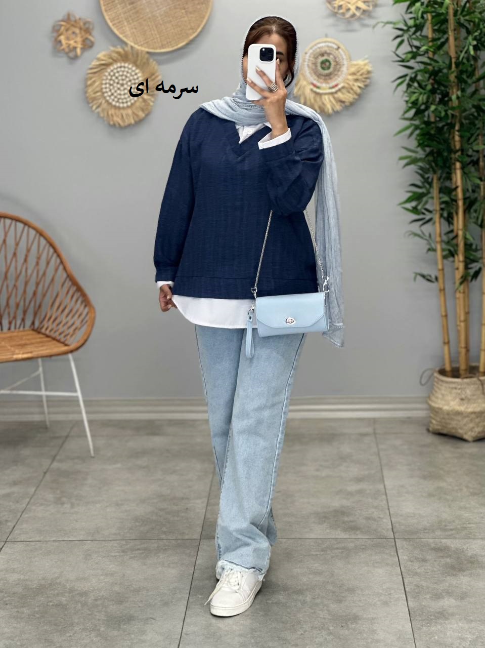 1528-شومیز ترکیبی آنیل