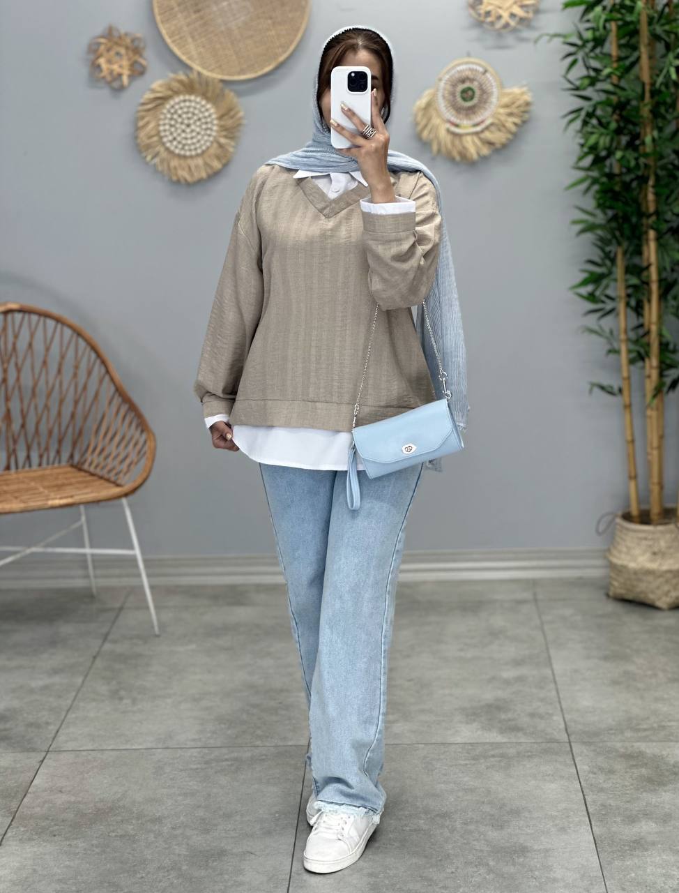 1528-شومیز ترکیبی آنیل