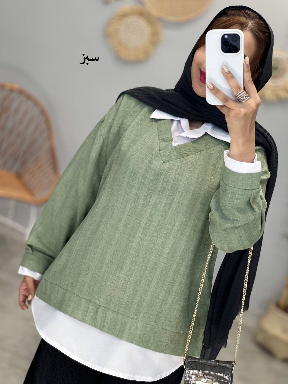 1528-شومیز ترکیبی آنیل