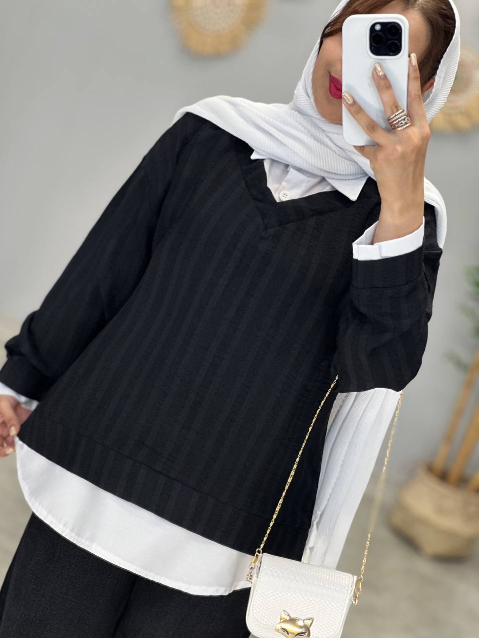 1528-شومیز ترکیبی آنیل