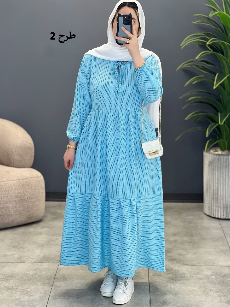 1531- پیراهن بلند یارا