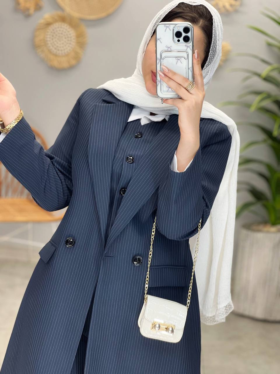 1539-ست سه تیکه بلند دیپلمات