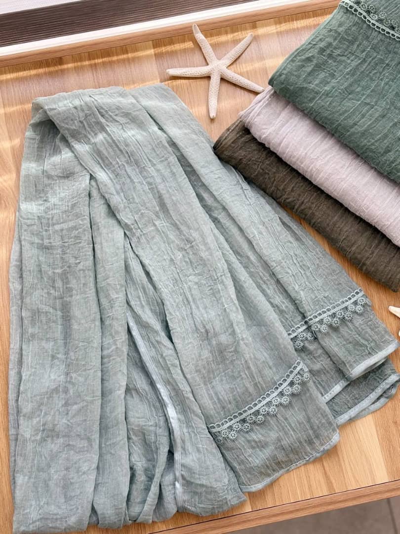 1543- شال دستک دور گان