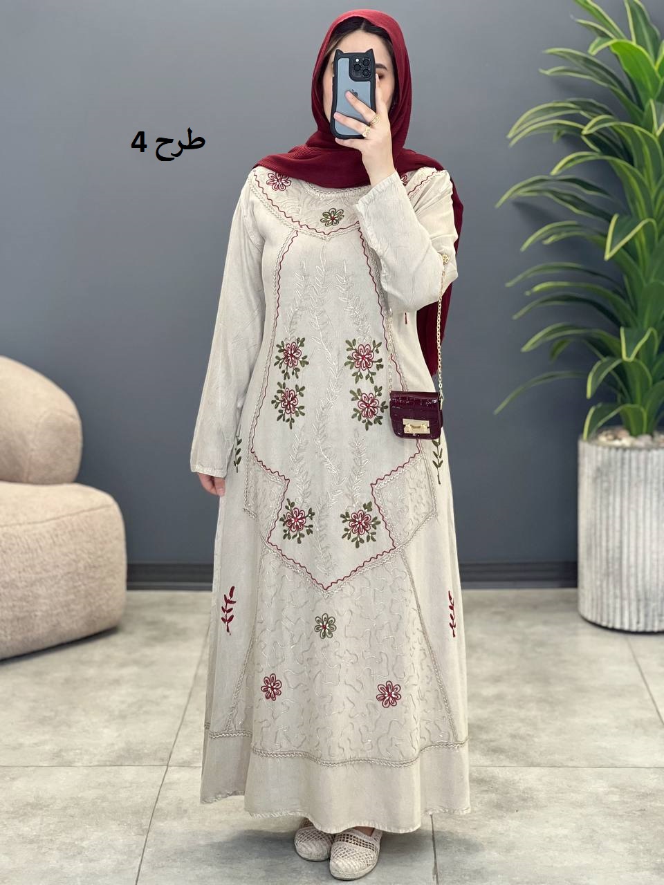 1544- پیراهن سنگشور نگین کاری