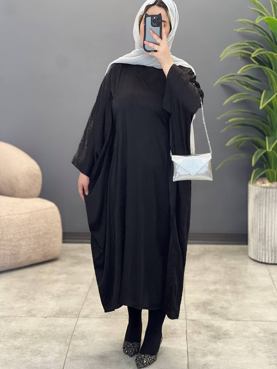 1546- عبای ساتن الیزا