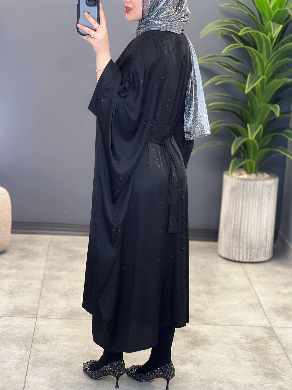 1546- عبای ساتن الیزا