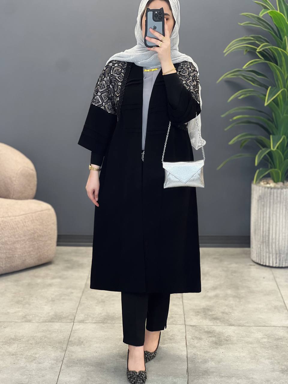 1549- مانتو مزونی خاطره(ویژه محرم)