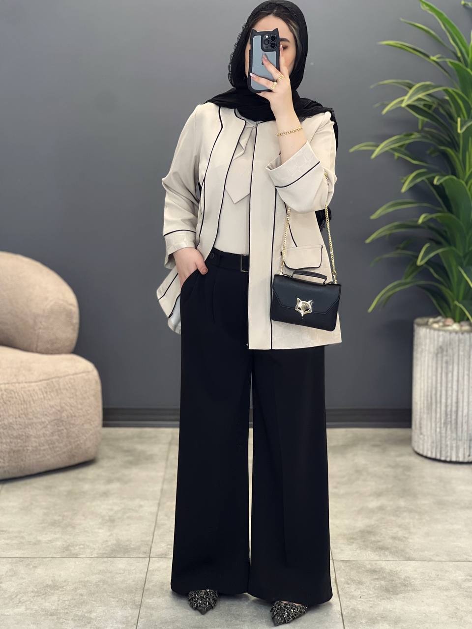 1557-کت مزونی بهگل