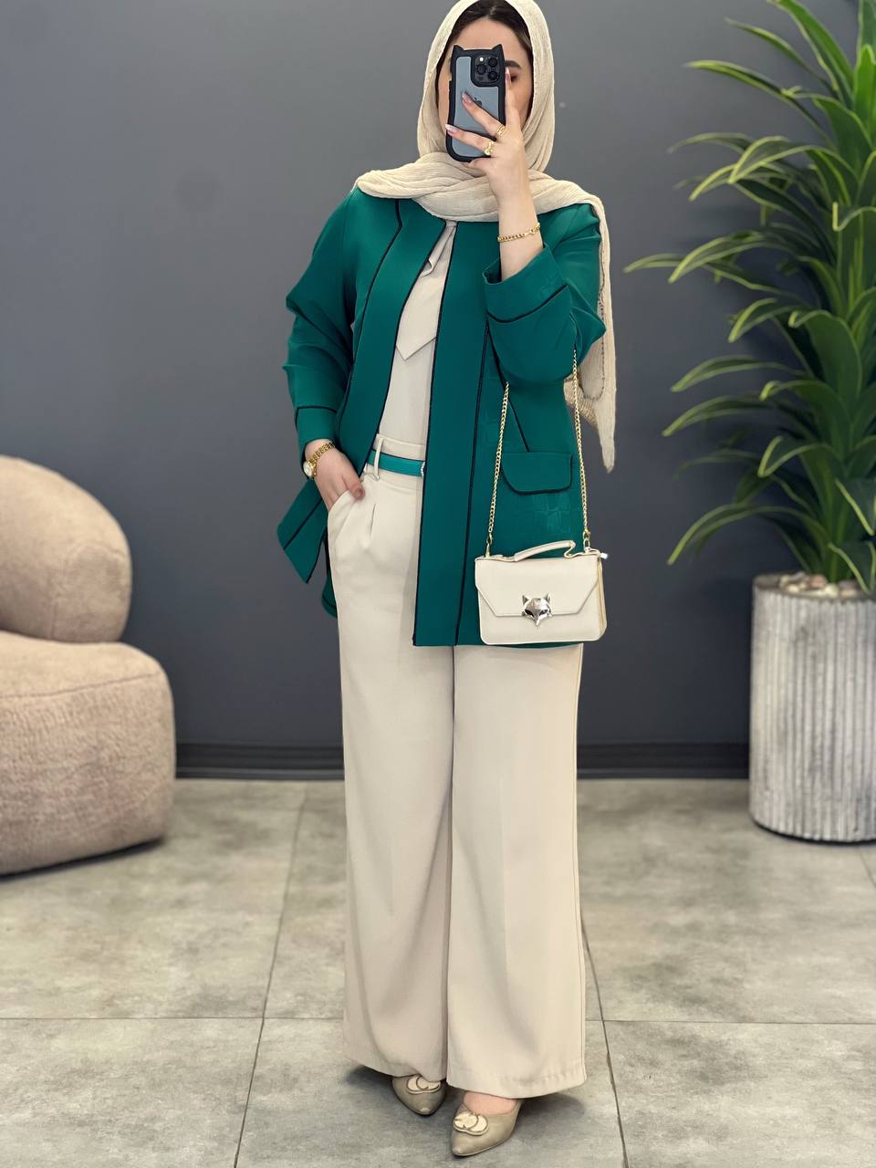 1557-کت مزونی بهگل