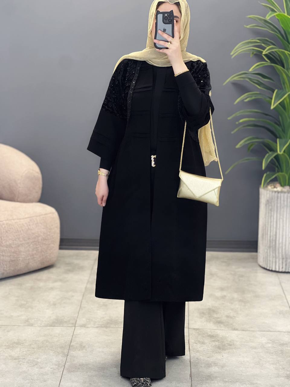 1549- مانتو مزونی خاطره(ویژه محرم)