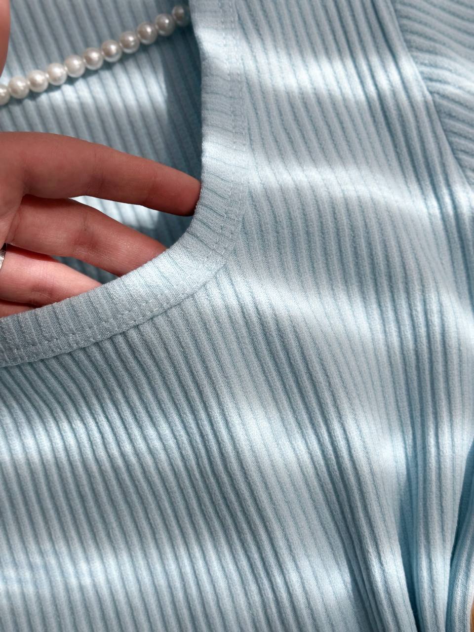 1574- تاپ آستین کوتاه پلیسه