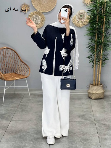 1582- کت ژاکارد هانی