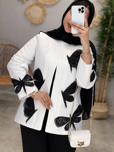 1582- کت ژاکارد هانی