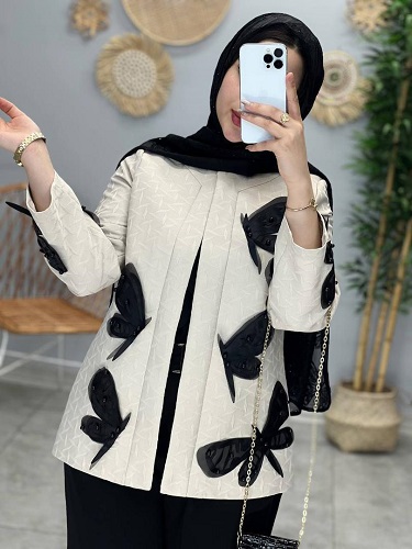 1582- کت ژاکارد هانی