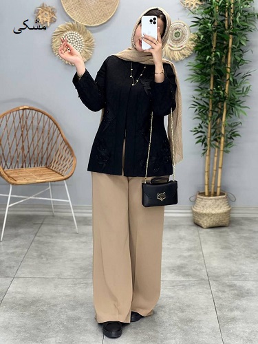 1582- کت ژاکارد هانی