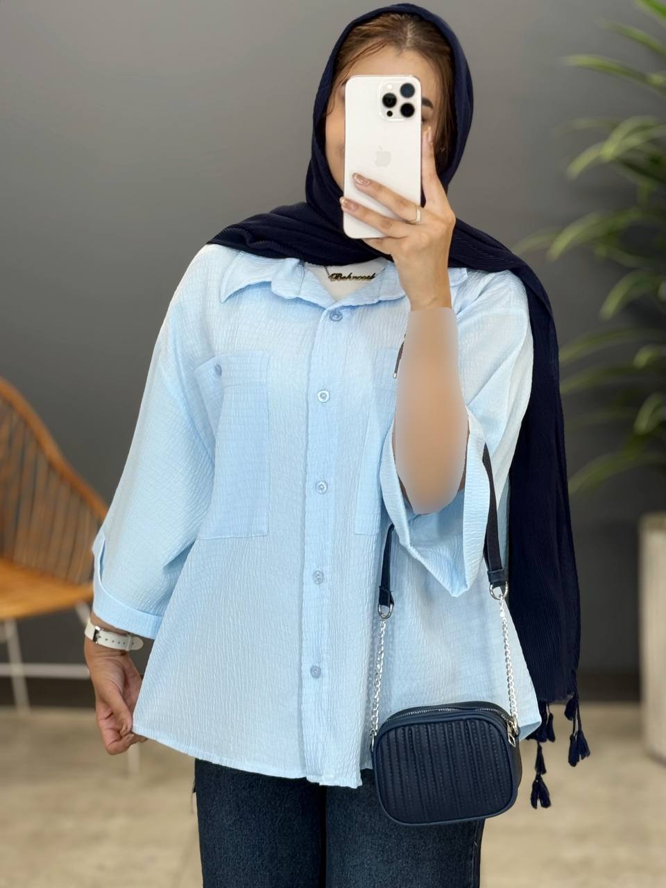 1581- شومیز اطلس