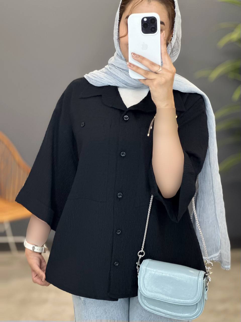 1581- شومیز اطلس