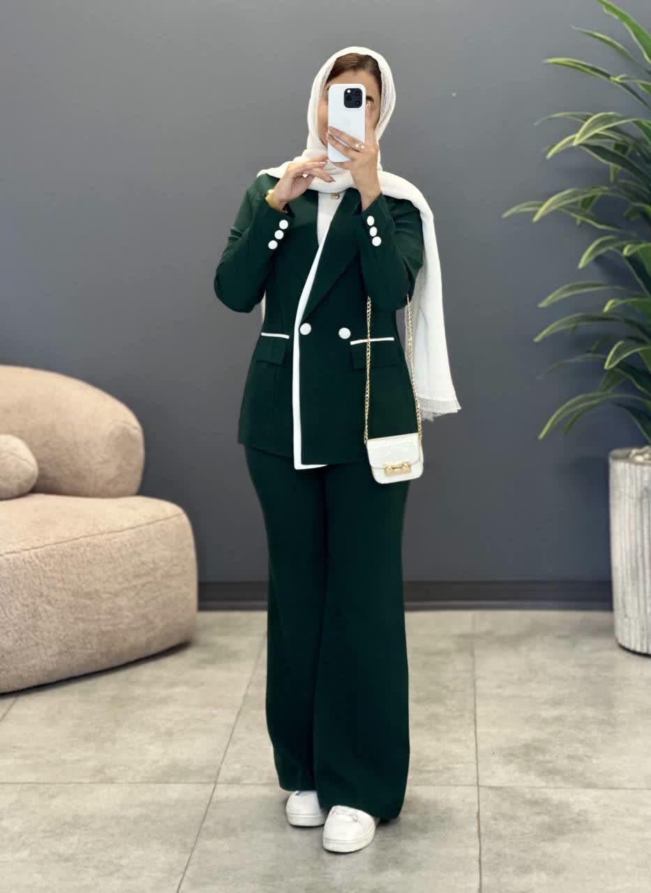 1588- کت و شلوار تابان