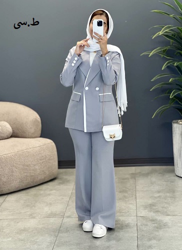 1588- کت و شلوار تابان