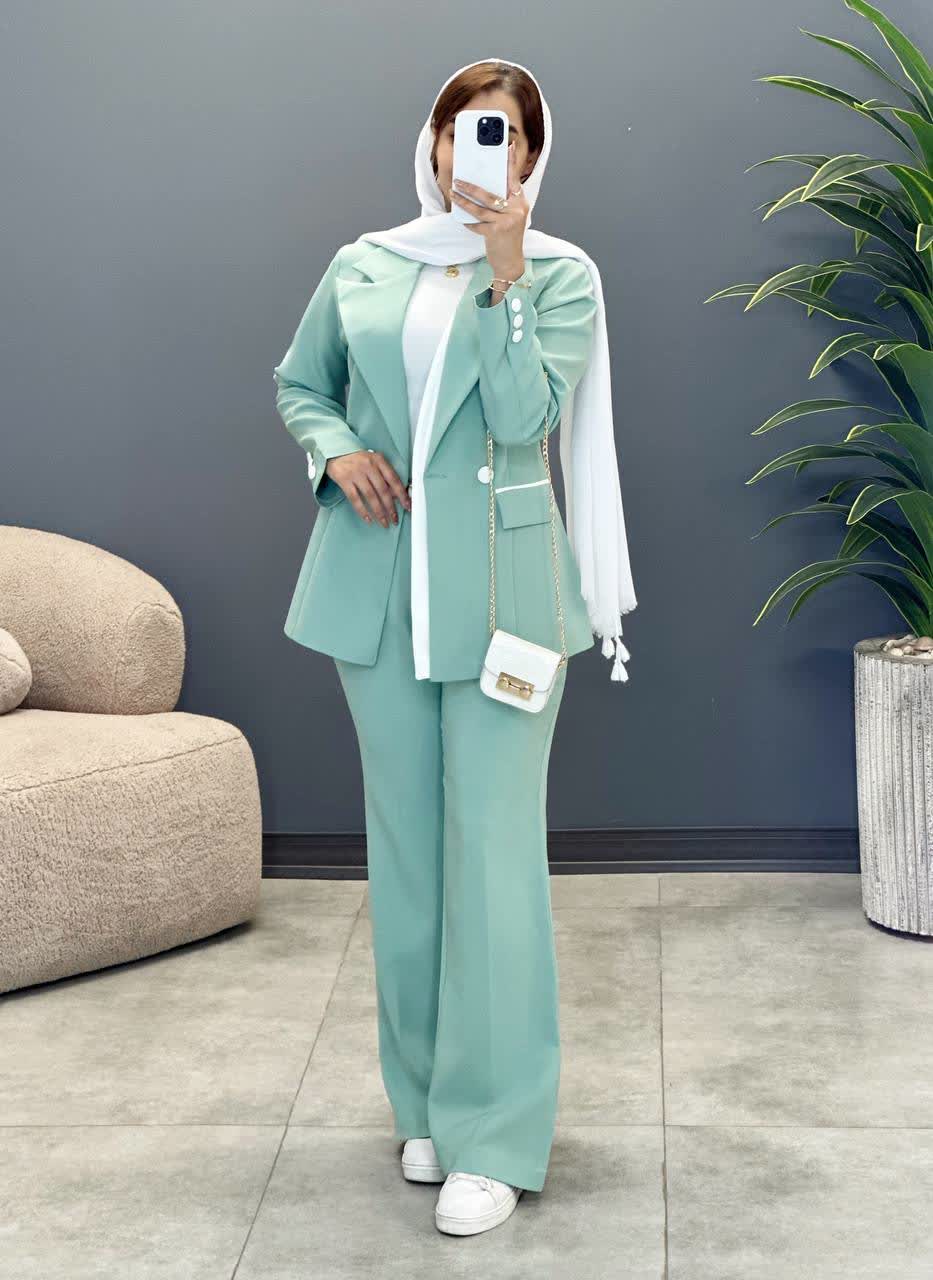 1588- کت و شلوار تابان