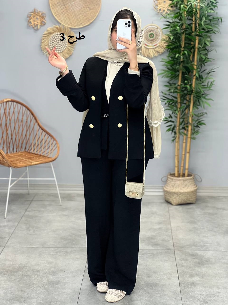 1586- ست سه تیکه مزونی میلان