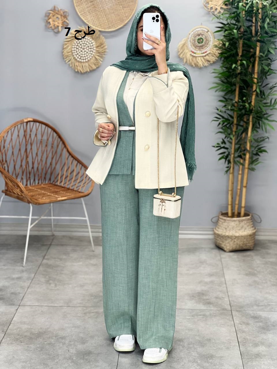 1586- ست سه تیکه مزونی میلان