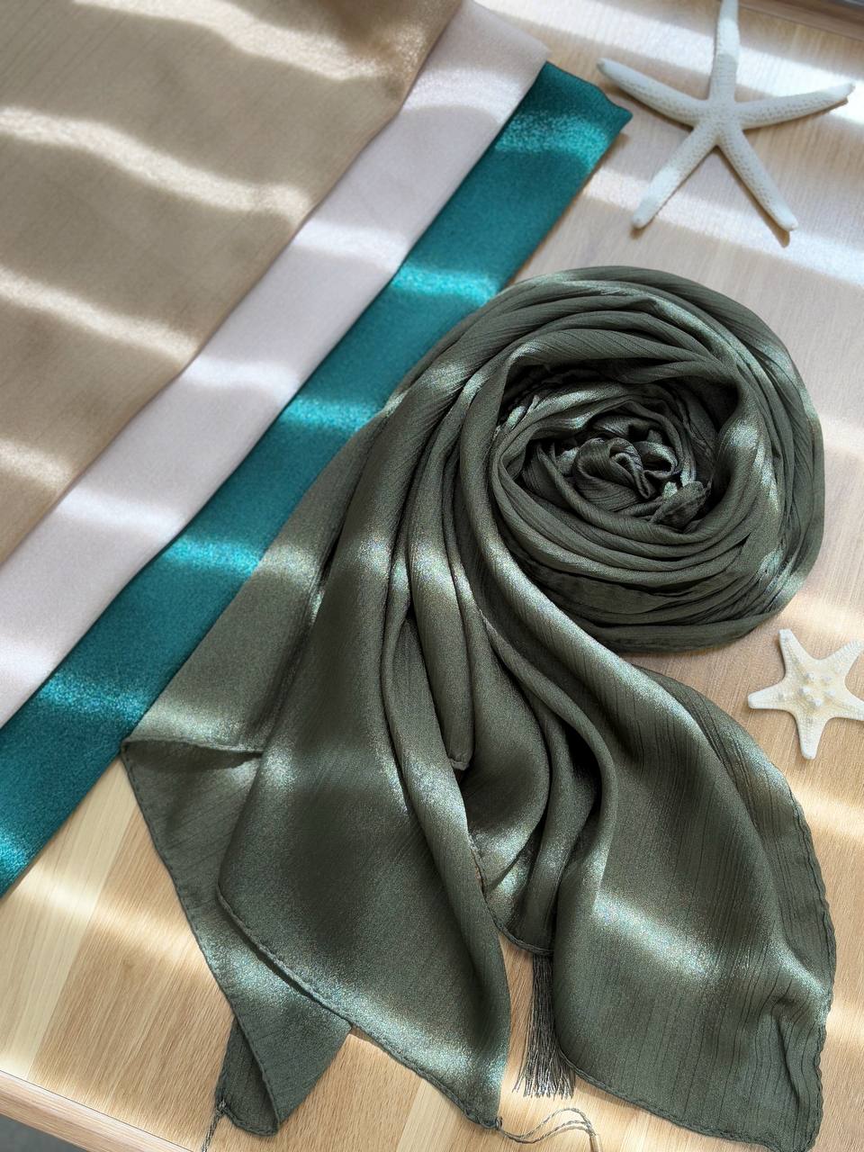 1601- شال کریستال ساده