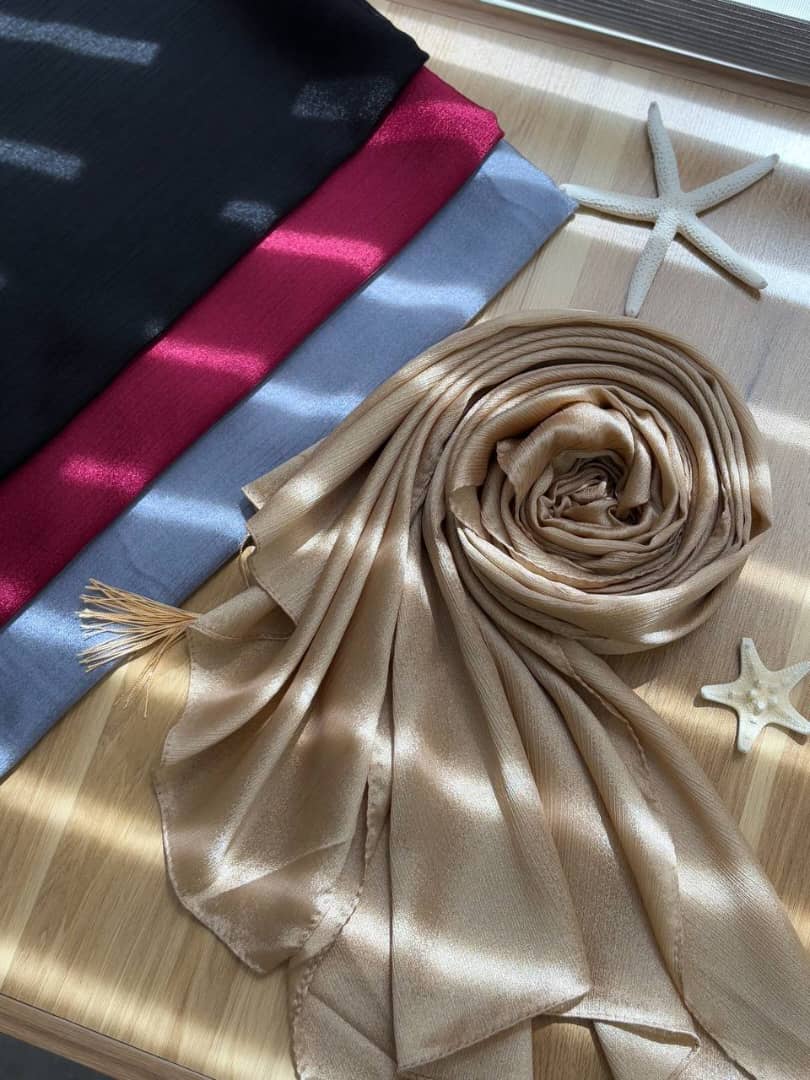 1601- شال کریستال ساده