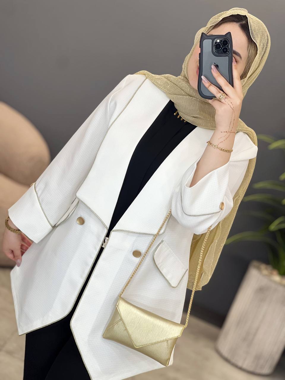 1603- کت مزونی پرهون