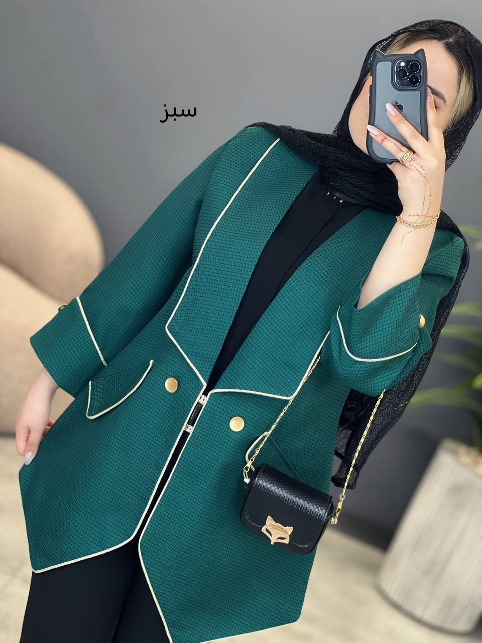 1603- کت مزونی پرهون