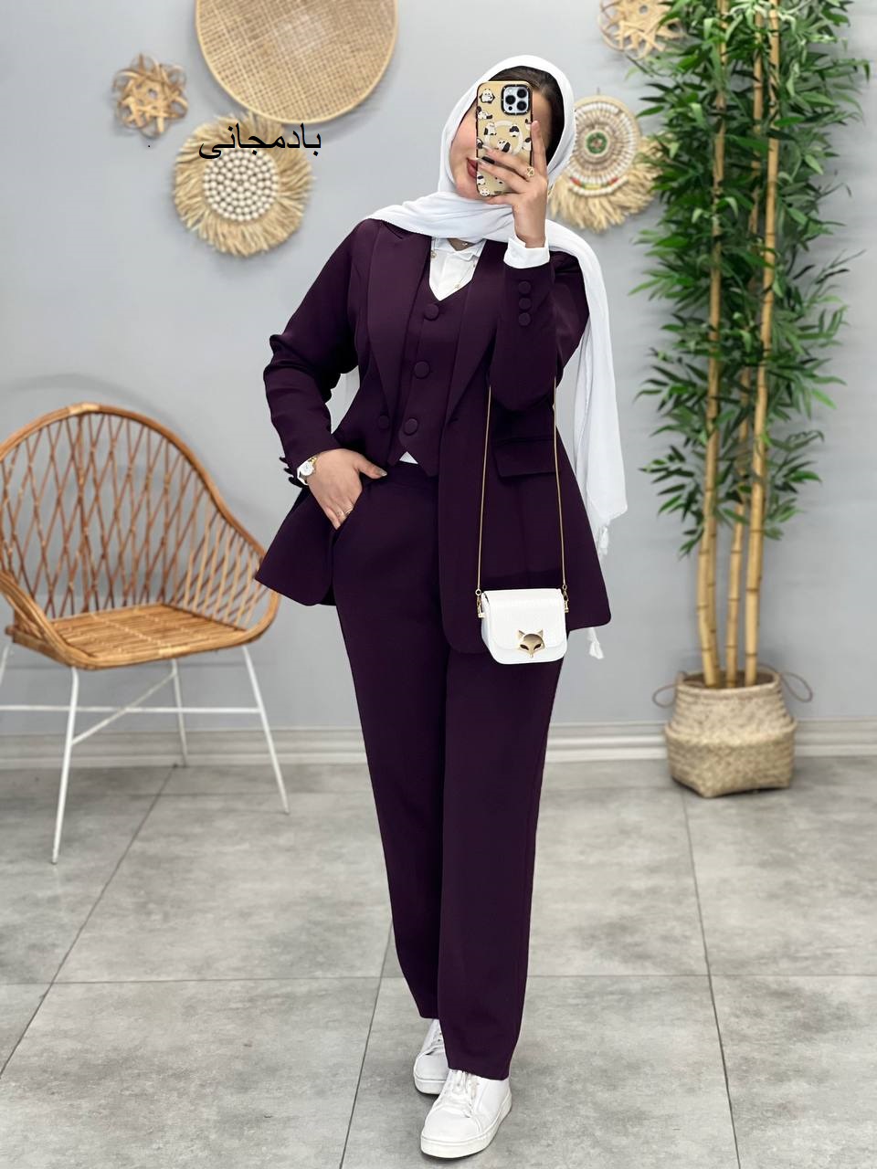 1606- ست کت وشلوار جلیقه شاهیکا